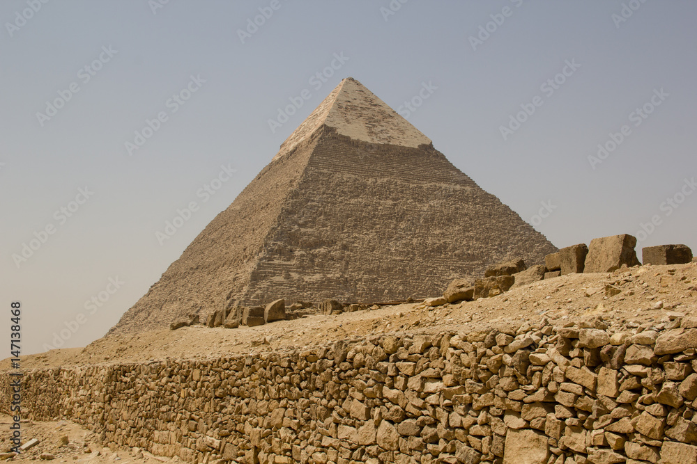 One of the great pyramids in Giza