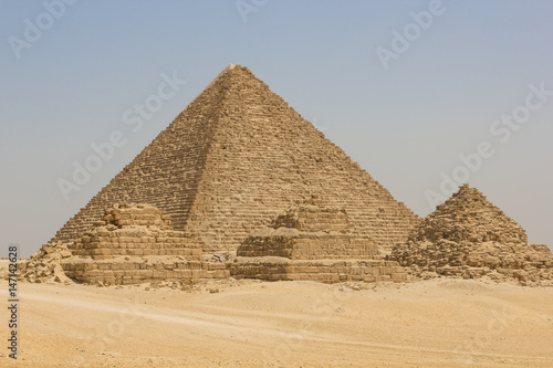 Pyramid of Menkaure and the Queens Pyramids