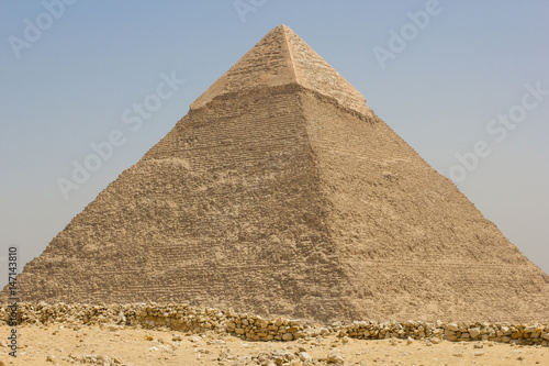 The Pyramid of Chephren in Giza