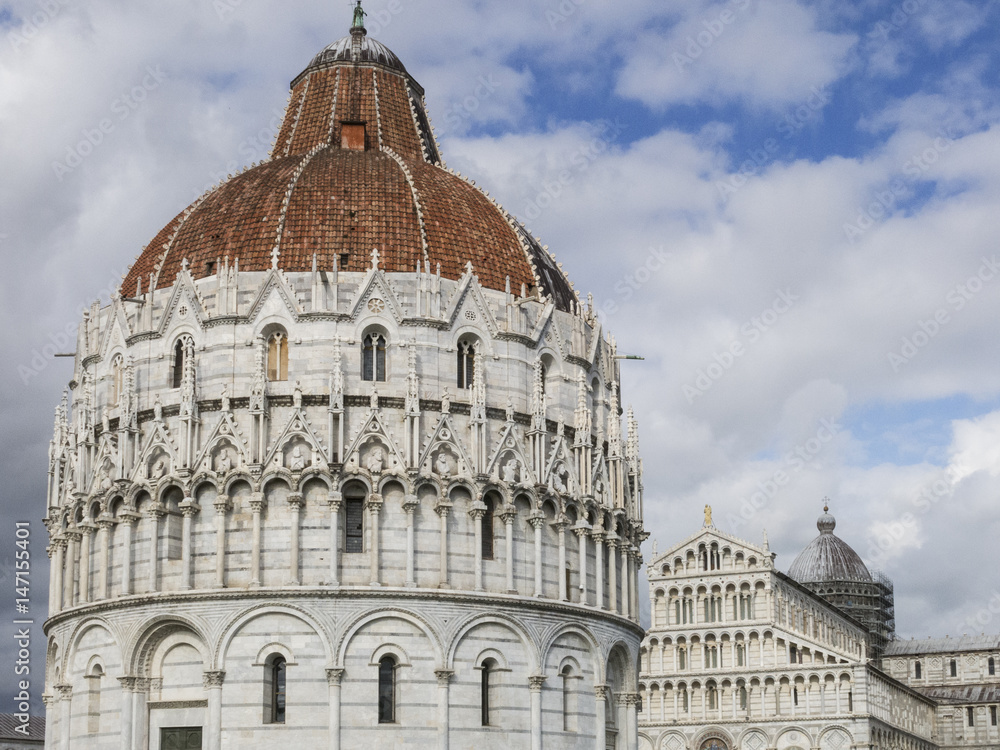 The Pisa Baptistery of St. John is a Roman Catholic ecclesiastical building in Pisa, Italy.