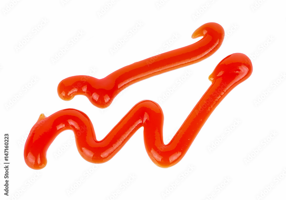 tomato sauce or ketchup isolated on a white background tomato sauce or ketchup isolated on a white background