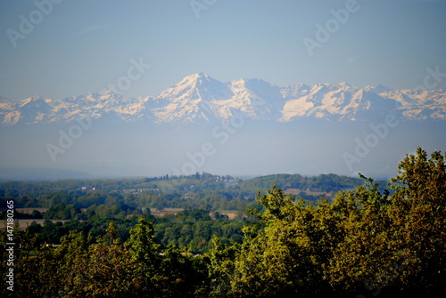 Obraz na płótnie Vue sur les Pyrénées