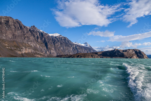 Glaciers in Lake Argentino, Los Glaciares National Park 

