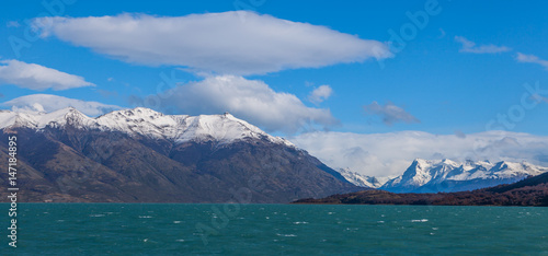 Glaciers in Lake Argentino, Los Glaciares National Park 

