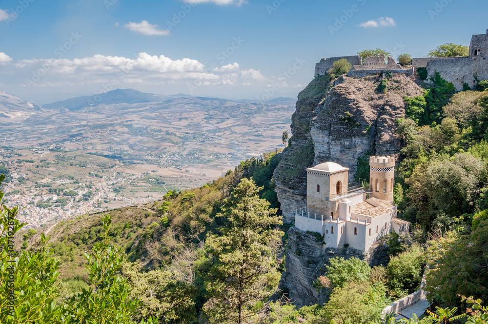 Landscape of the Erice, Sicily, Italy