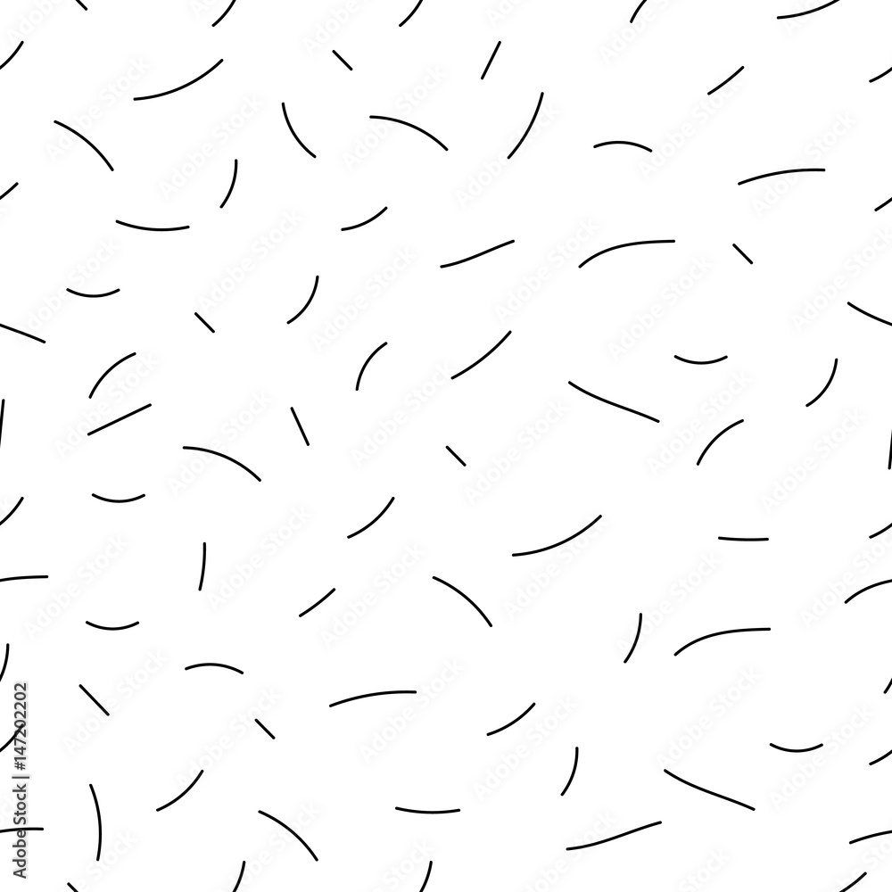 Hand-Drawn Lines Seamless Background - Cartoon Vector Elements of Curves, Strokes and Outlines Forming Modern Minimalist Texture Hand-Drawn Lines Seamless Background - Cartoon Vector Elements of Curves, Strokes and Outlines Forming Modern Minimalist Texture