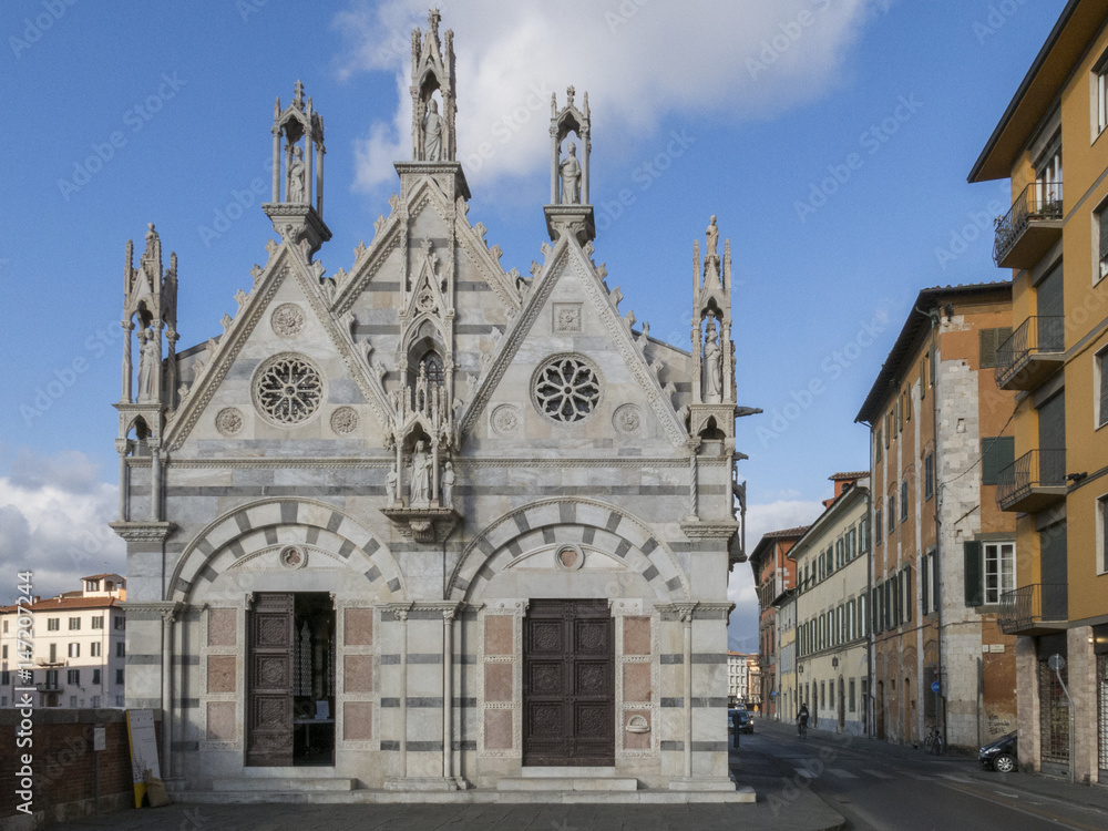 Church of Santa Maria della Spina in Pisa. Tuscany, Italy. Church of Santa Maria della Spina in Pisa. Tuscany, Italy.