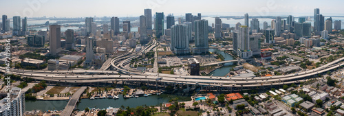 Downtown Miami Aerial Photo photo