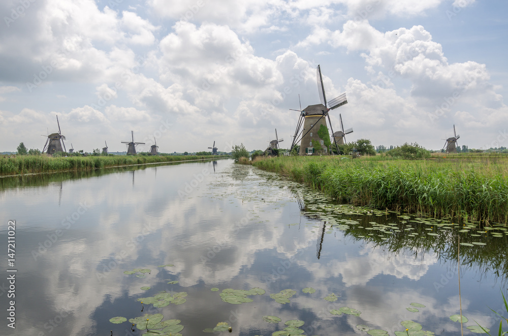 Kinderdijk Windmühlenpark in Holland