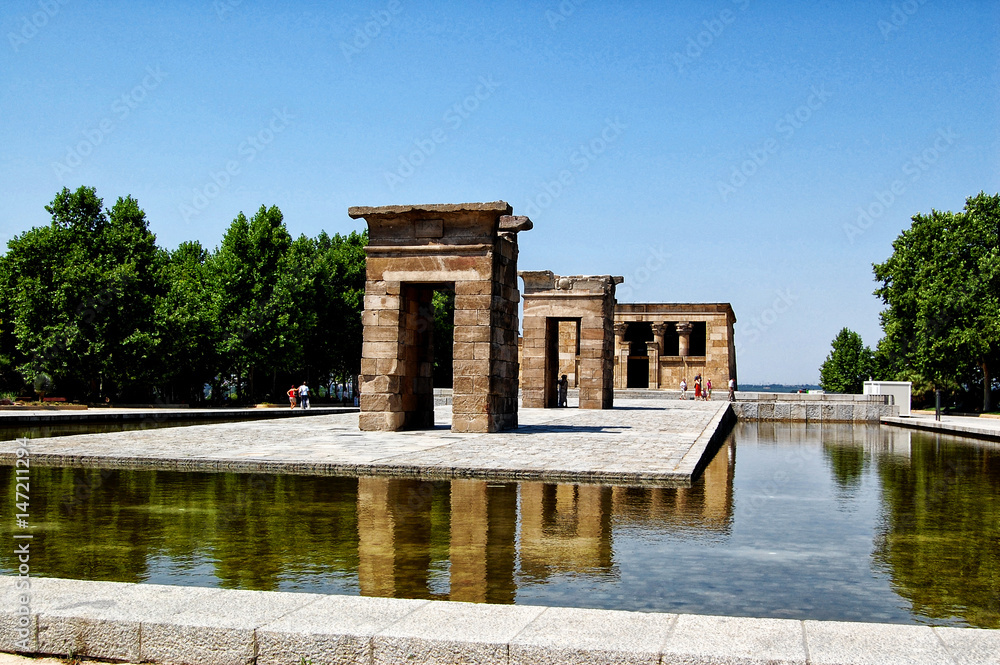 Obraz premium Templo de Debod en Madrid