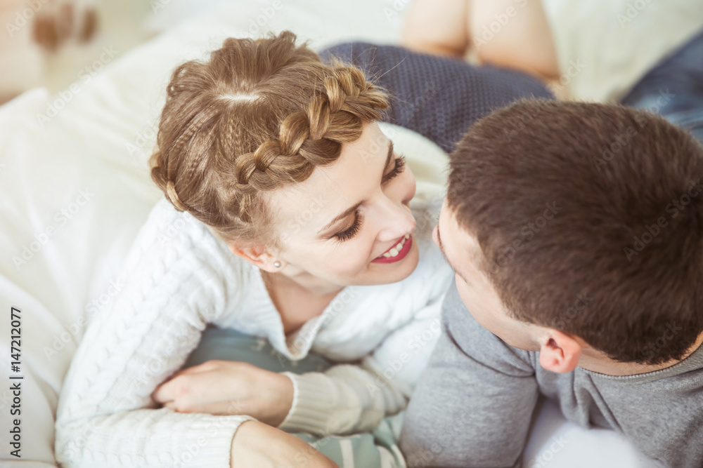 concept of family happiness:loving happy couple concept of family happiness:loving happy couple