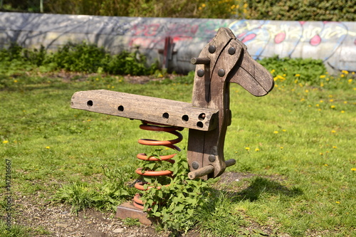 Wooden playground