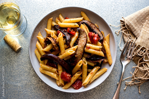 Pasta with Portobello Mushrooms photo