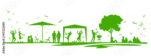 Silhouette Sommer Party