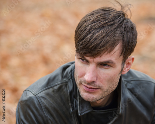 Portrait of a handsome man