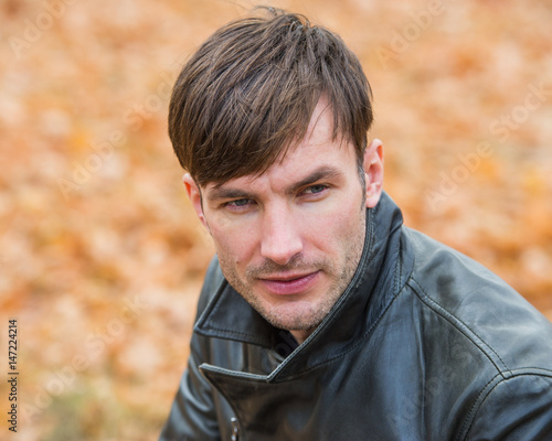 Portrait of a handsome man