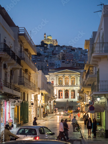 Street in Syros late in the afternoon © smoxx