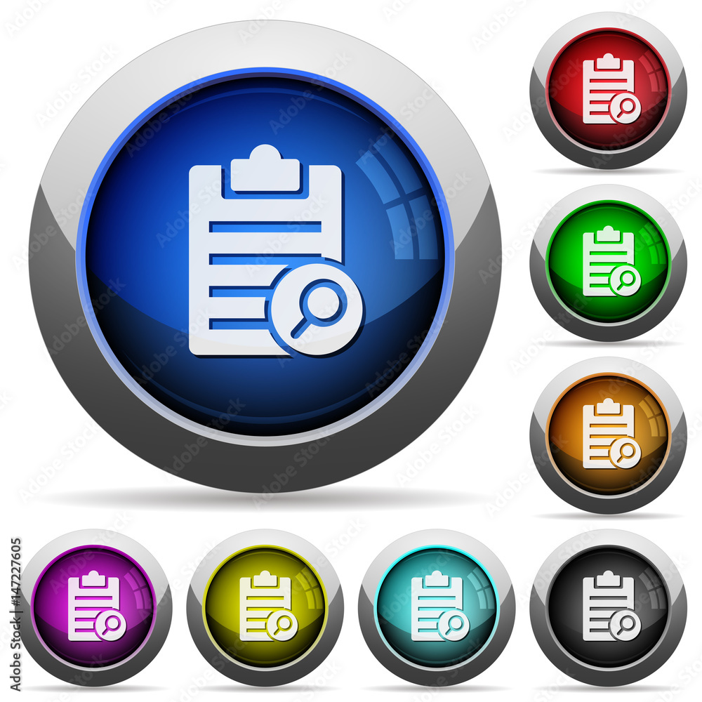 Find note round glossy buttons Find note round glossy buttons