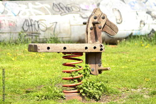 Wooden playground