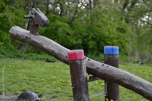 Wooden playground