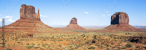 Famous view of Monument Valley