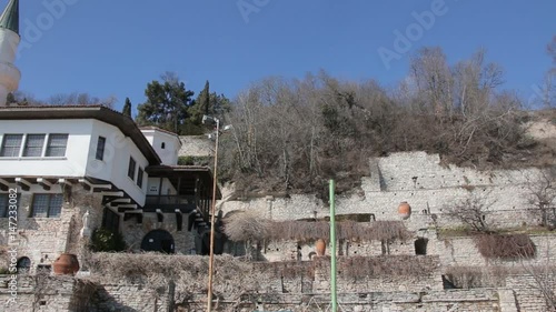 Balchik Palace,  Castle of Romanian Queen Marie at Bulgarian Black Sea coast. Official name Quiet Nest Palace. The Palace constructed between 1926 and 1937, for the needs of Queen Marie of Romania. photo