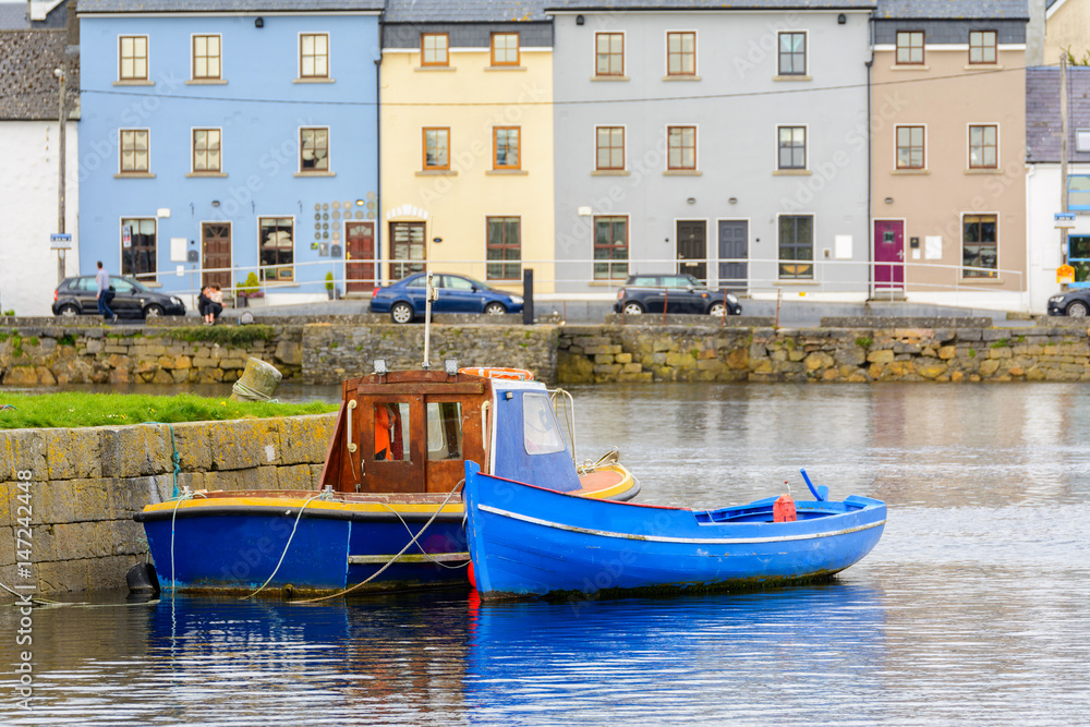 peaceful fishing town of Galway, Ireland