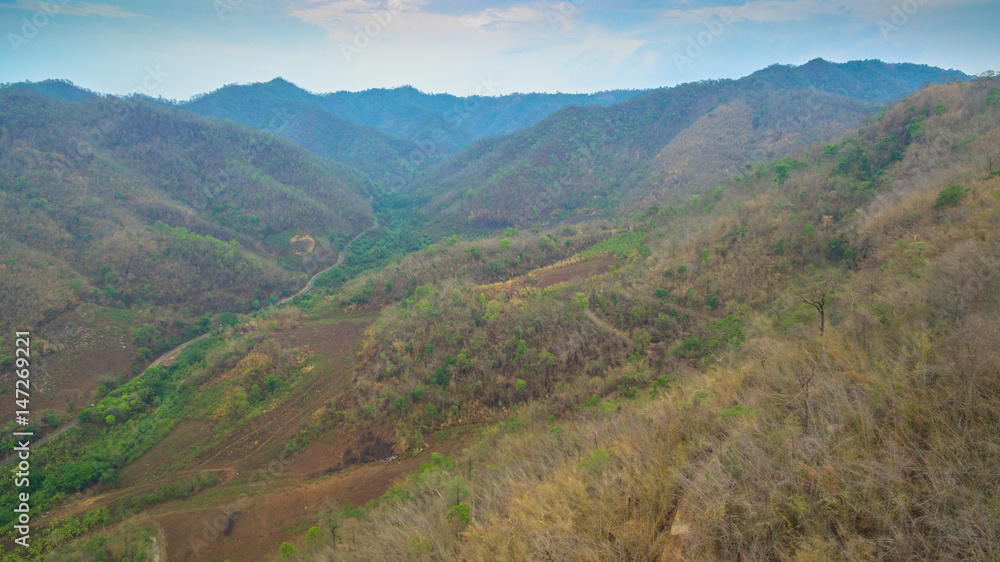 The main road in the valley