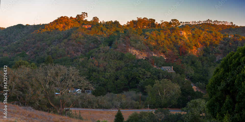Sunset in the valley - San Luis Obispo