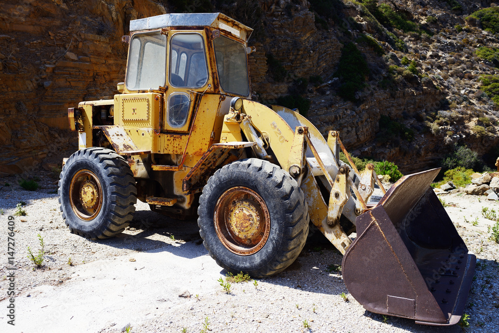 Obraz premium lastbil, karpathos, grekland