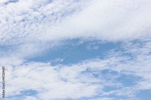 Fototapeta Naklejka Na Ścianę i Meble -  Blue sky with clouds background