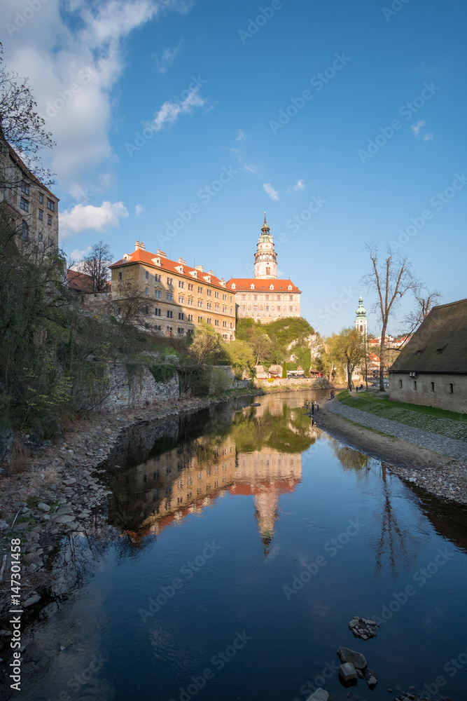 Cesky Krumlov Castle, a Museum located in the city Cesky Krumlov in Czech Republic. Cesky Krumlov Castle, a Museum located in the city Cesky Krumlov in Czech Republic.