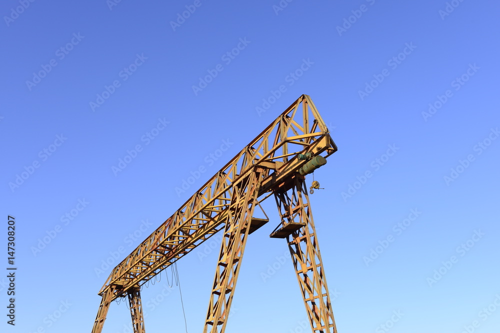 The old crane The old crane