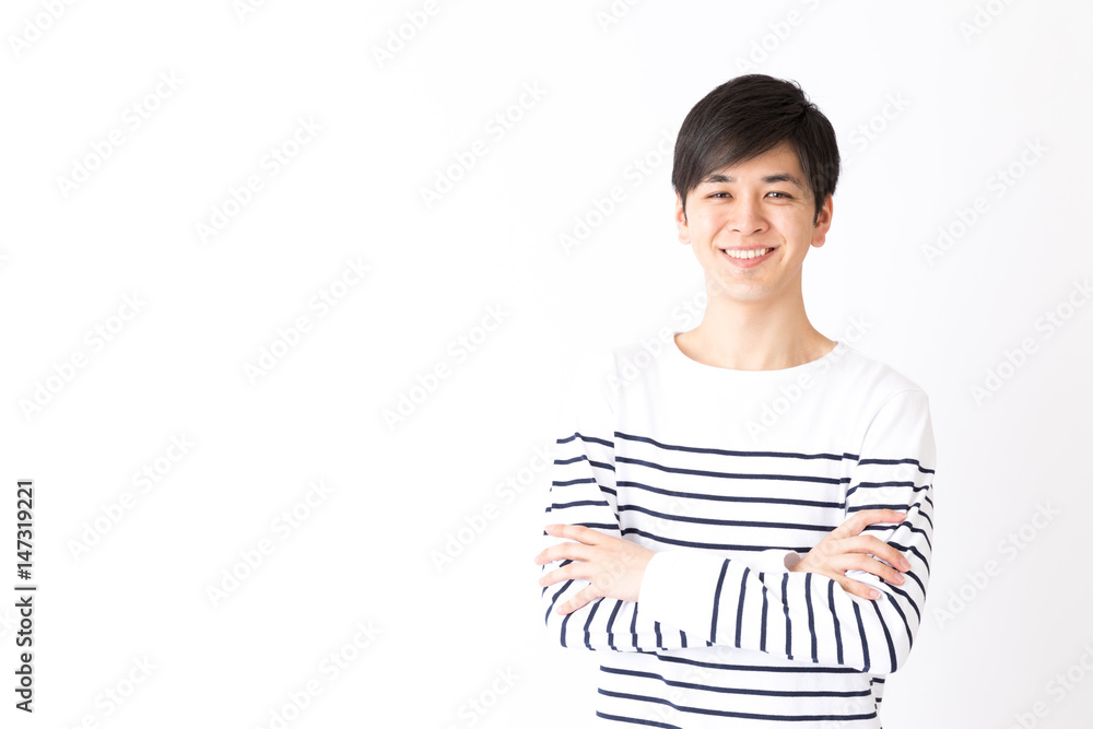 portrait of young asian man isolated on white background portrait of young asian man isolated on white background