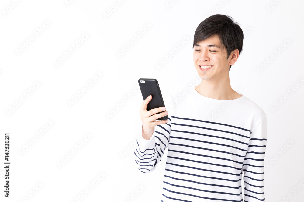 portrait of young asian man isolated on white background portrait of young asian man isolated on white background