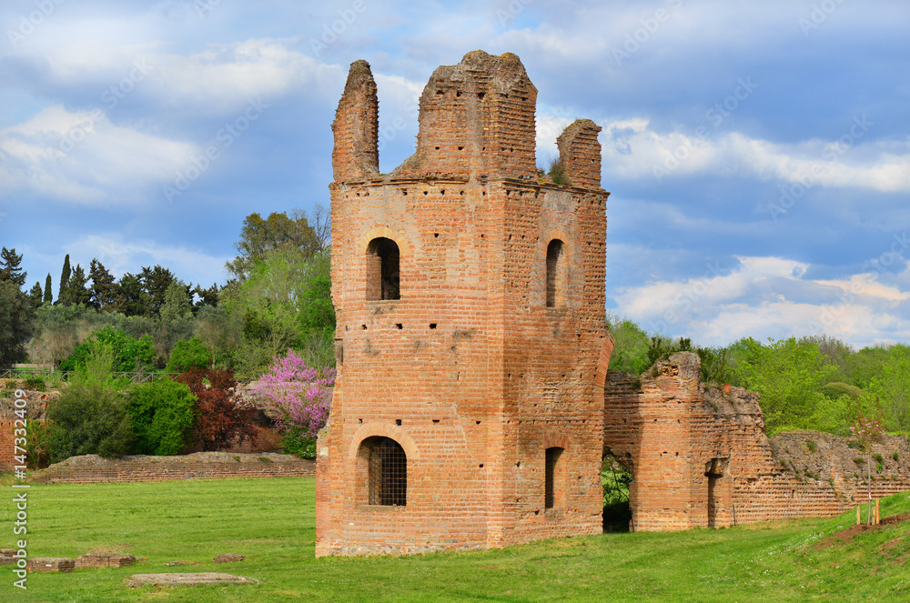 Circus of Maxentius ancient ruins in Rome Circus of Maxentius ancient ruins in Rome