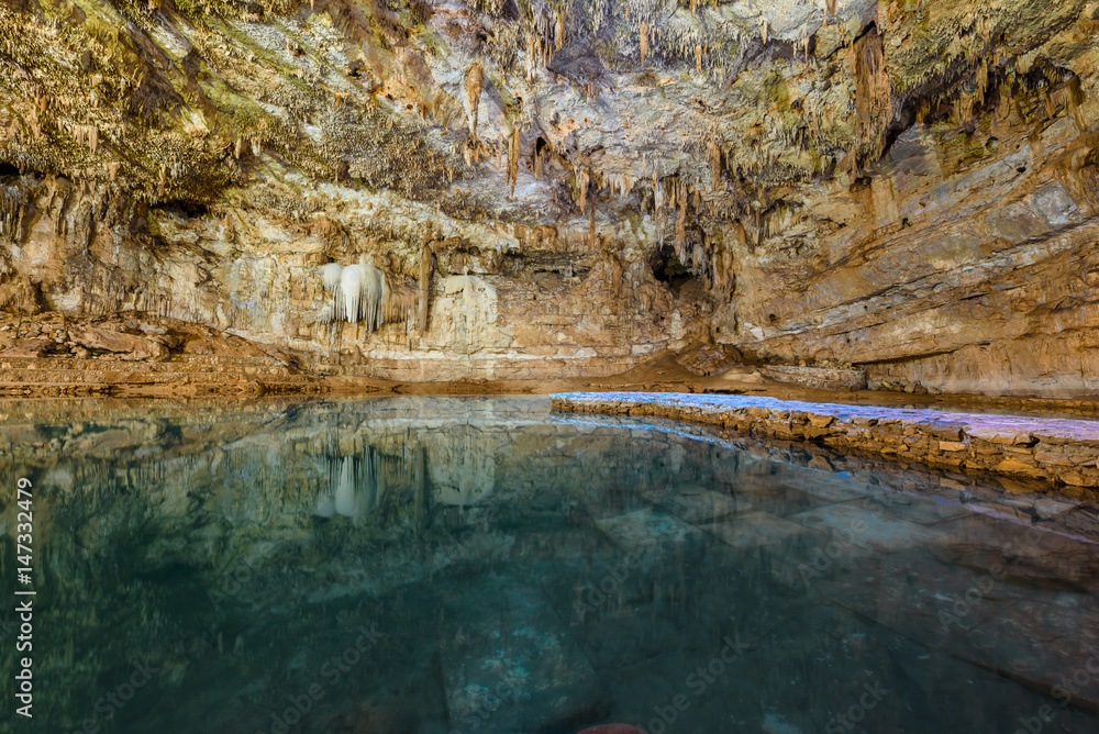 Cenote Suytun at Valladolid, Yucatan - Mexico Cenote Suytun at Valladolid, Yucatan - Mexico