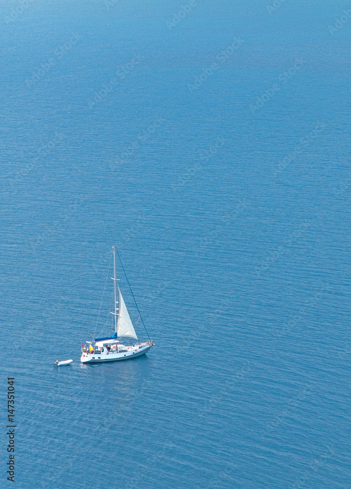 Fototapeta premium boat on open waters