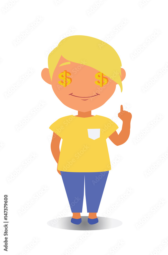 Happy, Smiling and Laughing Avatar of Cartoon Character in Flat Vector - Use as Emoji, Mascot or Emoticon Young Female Pointing Finger, Illustration Isolated on White Background Happy, Smiling and Laughing Avatar of Cartoon Character in Flat Vector - Use as Emoji, Mascot or Emoticon Young Female Pointing Finger, Illustration Isolated on White Background