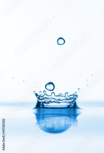 Photo of water splashes and ripples background