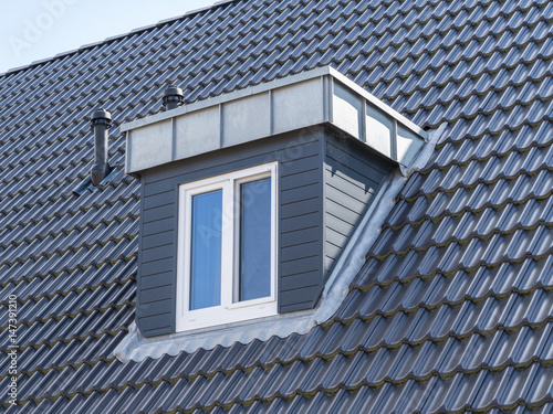 Dachgaube mit Zink Einfassung