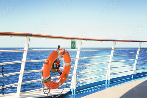 Cruise ship upper deck