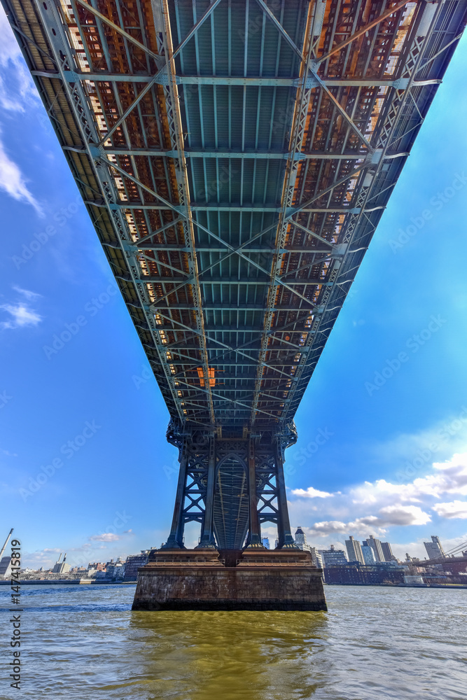 Naklejka premium Manhattan Bridge