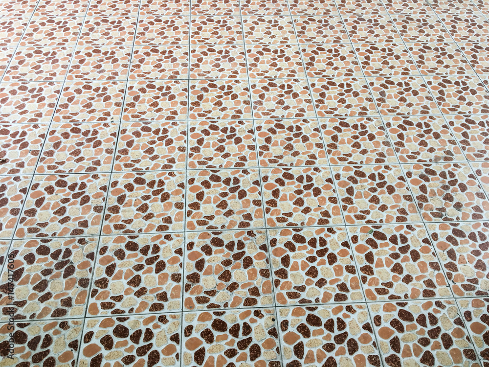 Fototapeta premium Tiled floor