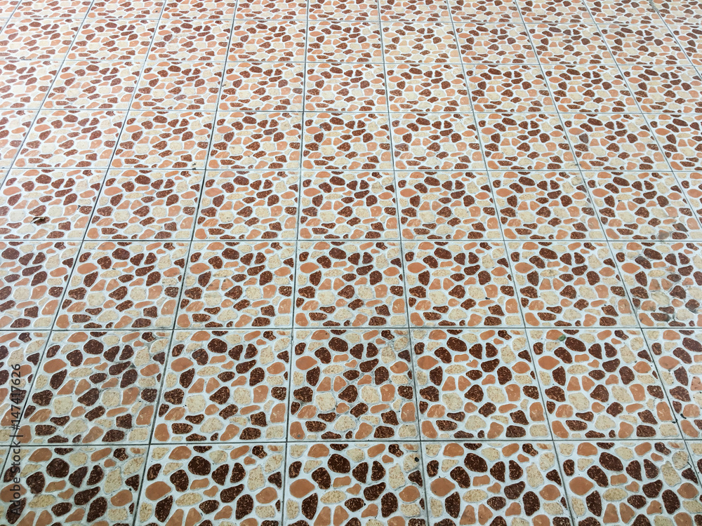 Fototapeta premium Tiled floor
