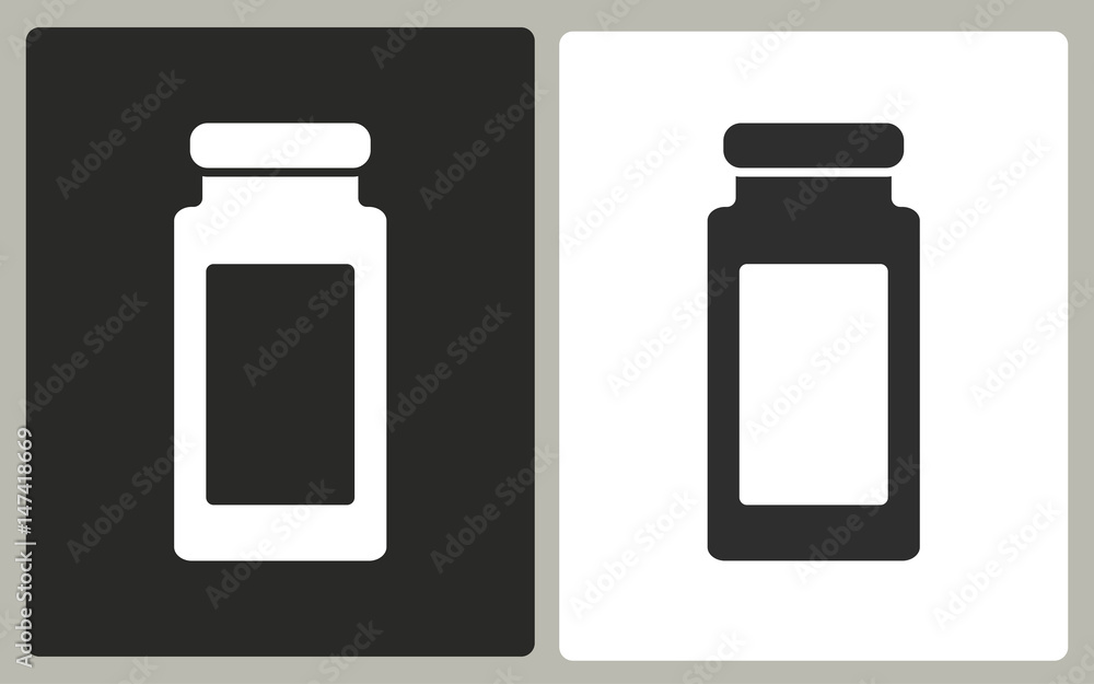 Medicine bottle - vector icon. Medicine bottle - vector icon.