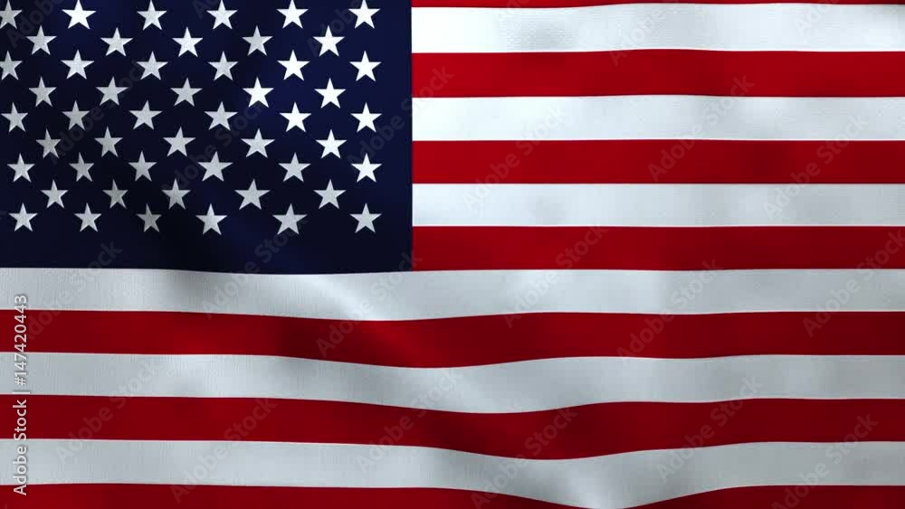 Flag of USA Loopable Flag of USA Loopable