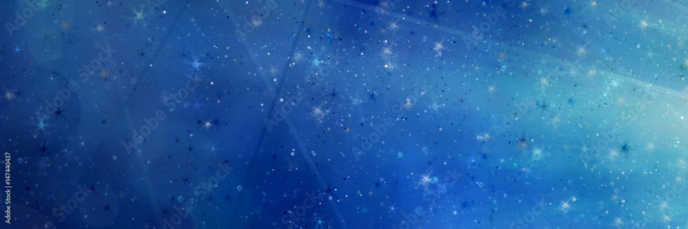Abstract magic blue background with bokeh lights Abstract magic blue background with bokeh lights