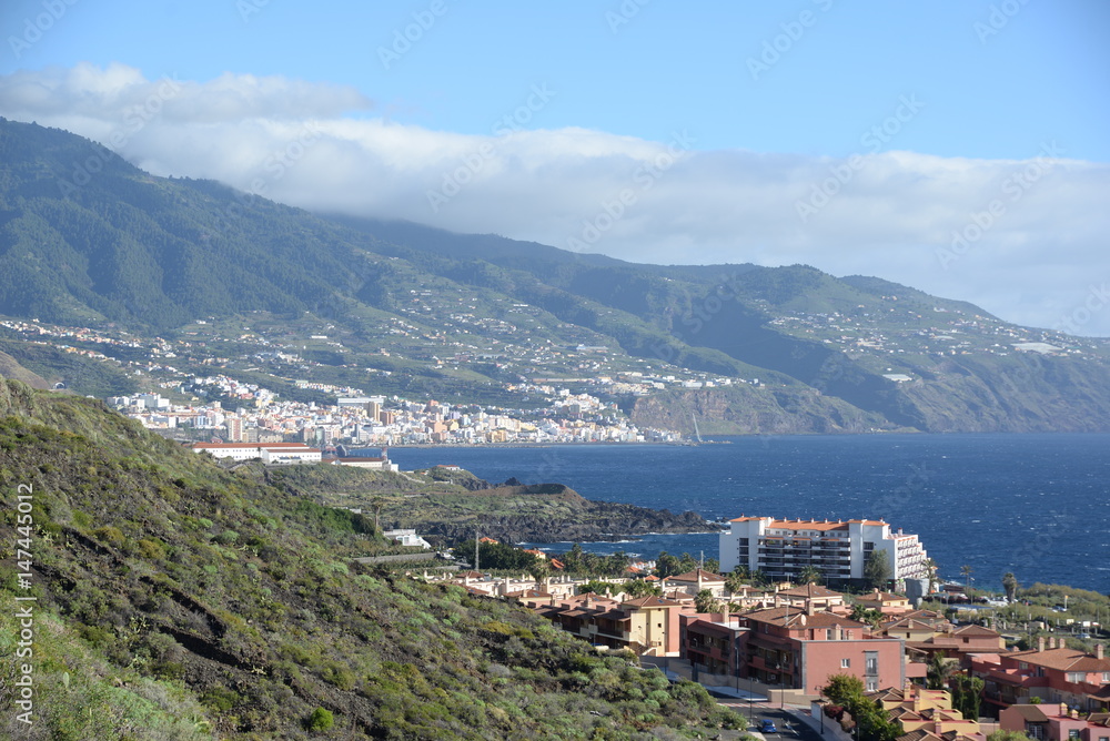 Blick auf Los Cancajos, La Palma