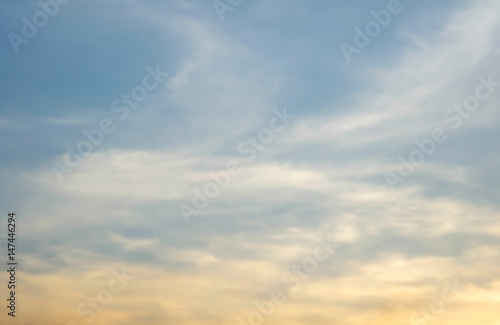 Fototapeta Naklejka Na Ścianę i Meble -  morning sky in happy day.